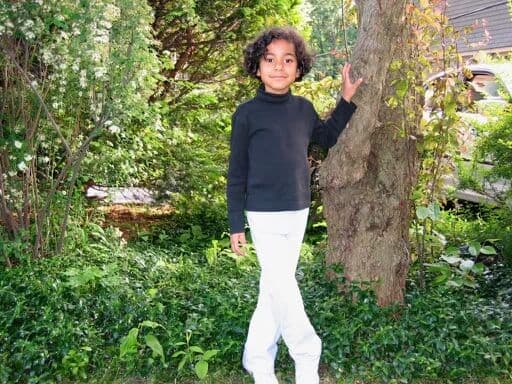 Alia Nikooforsat as a child